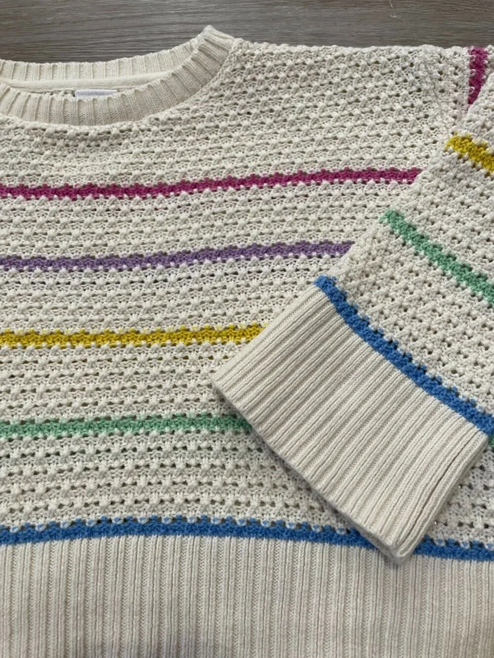 Stripped Cable Kit Sweater